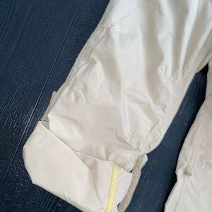 Lands End 16P 16 Petite Khaki Pants Roll Tab Capris Women’s